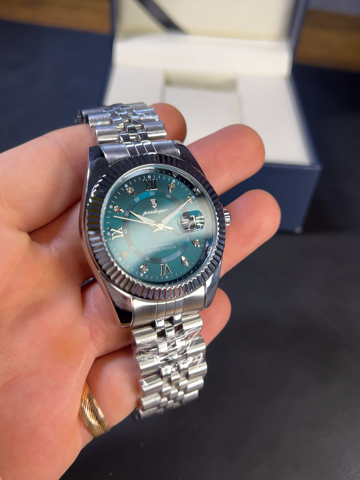 Homenaje Datejust Aquamar