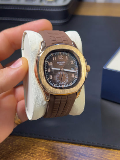 Aquanaut Gold Rose Cuarzo