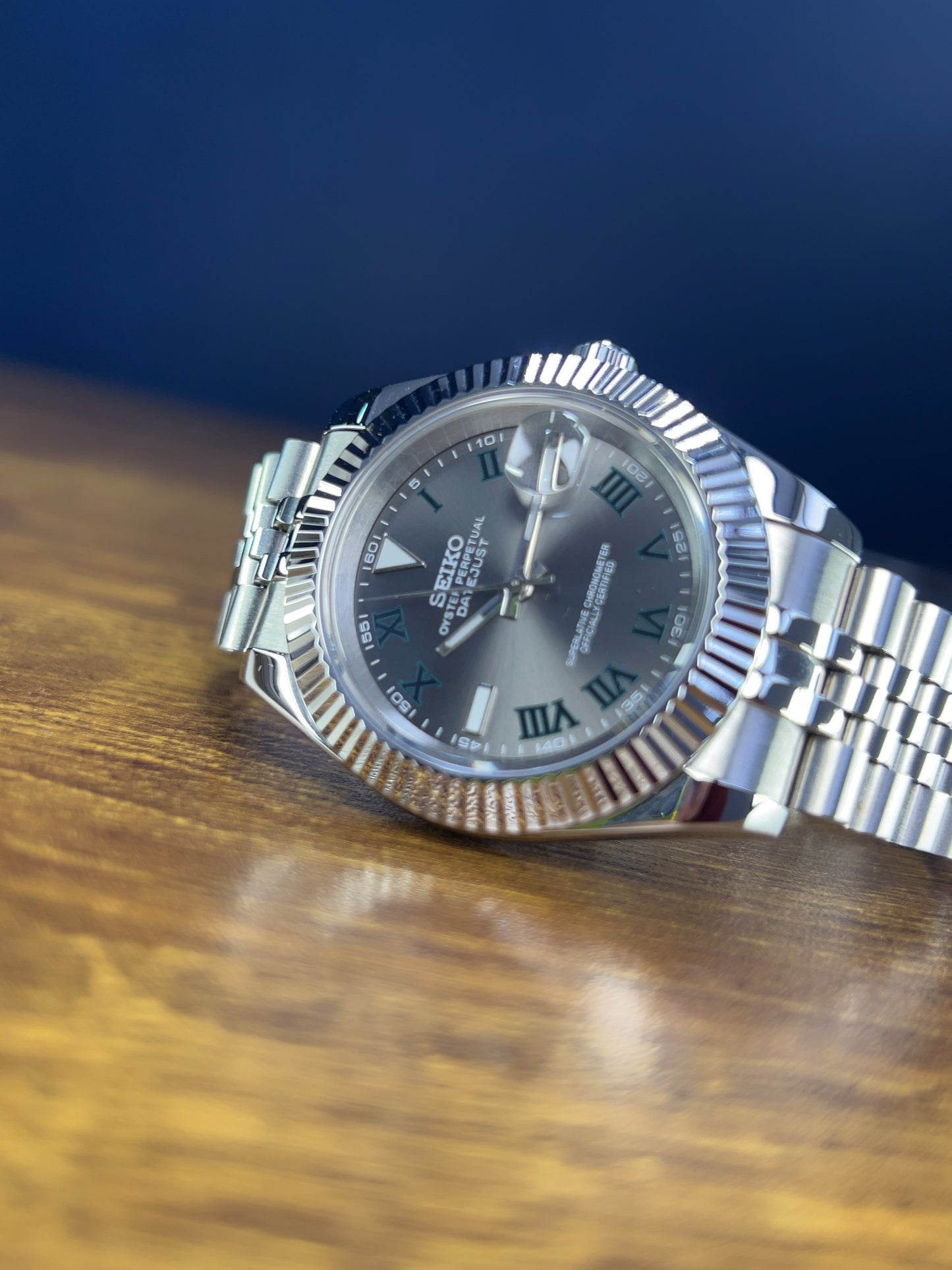 Seiko Mod Datejust Wimbledon
