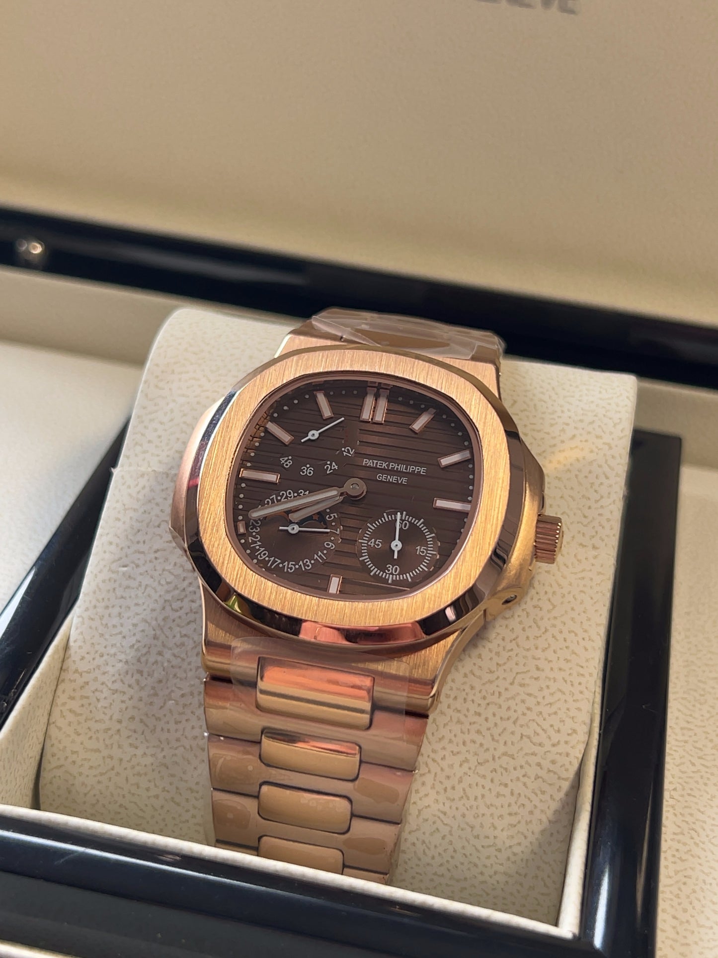 Nautilus Chocolate Moonphase