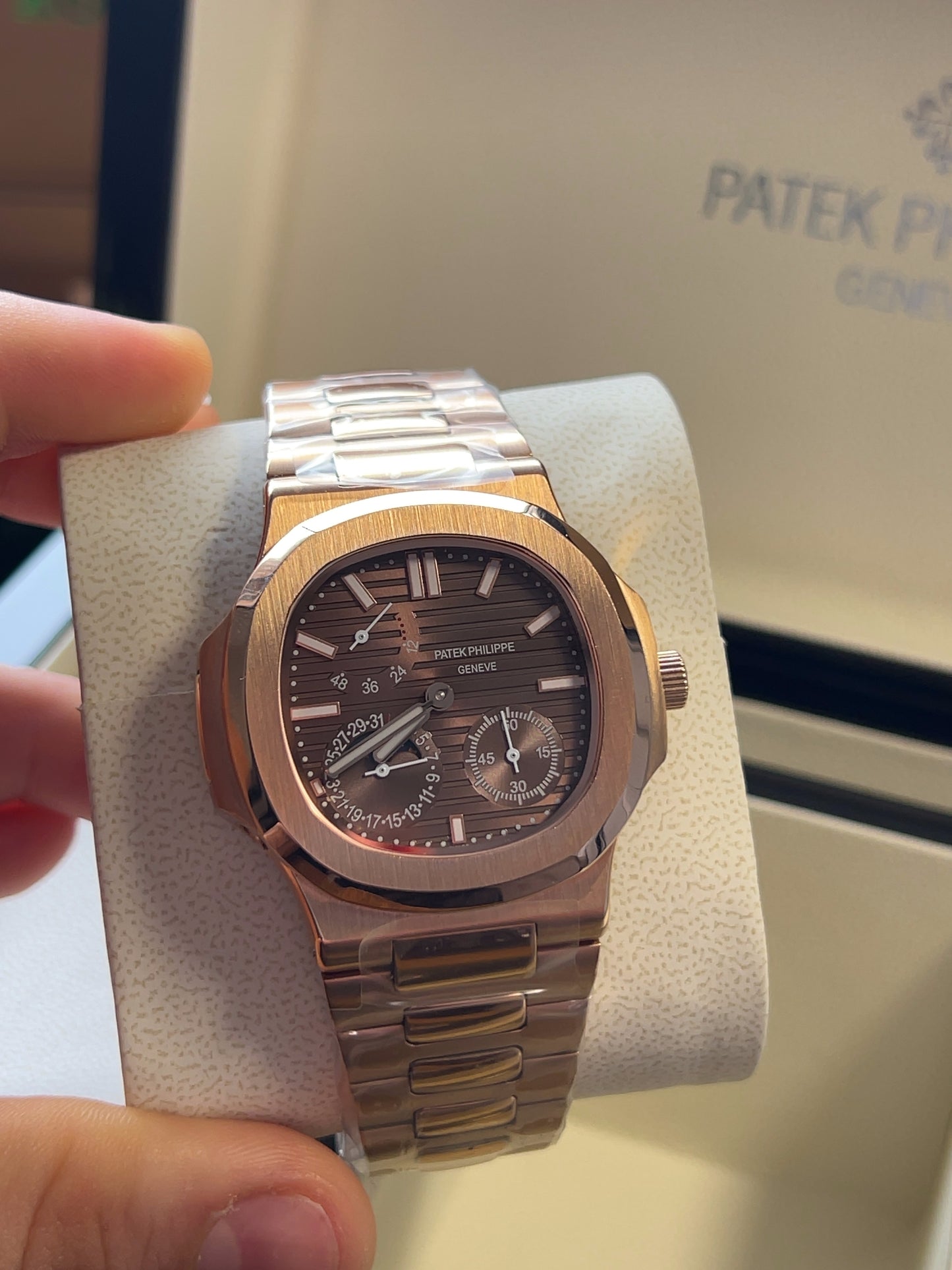Nautilus Chocolate Moonphase