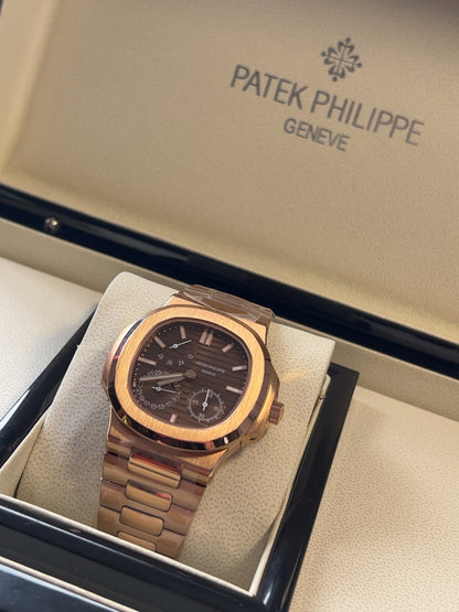 Nautilus Chocolate Moonphase