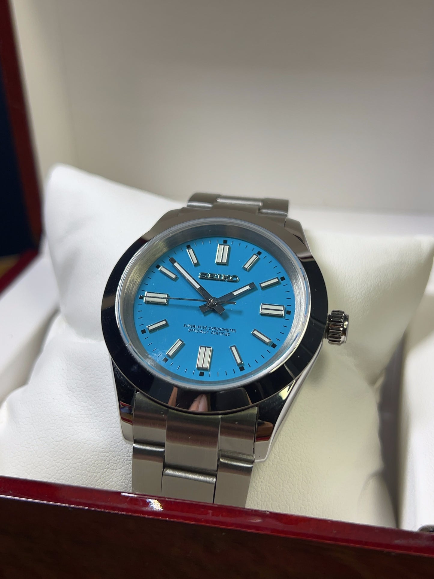 Seiko Mod Datejust Oyster Perpetual Tiffany