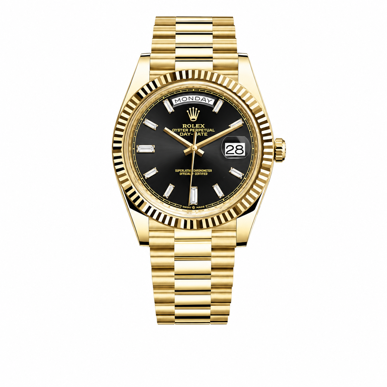 Day-Date Gold Black Full set AAA