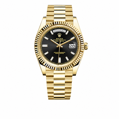 Day-Date Gold Black Full set AAA