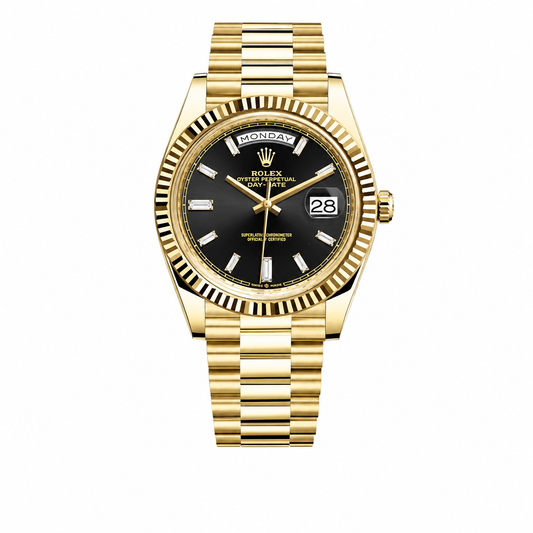 Day-Date Gold Black Full set AAA