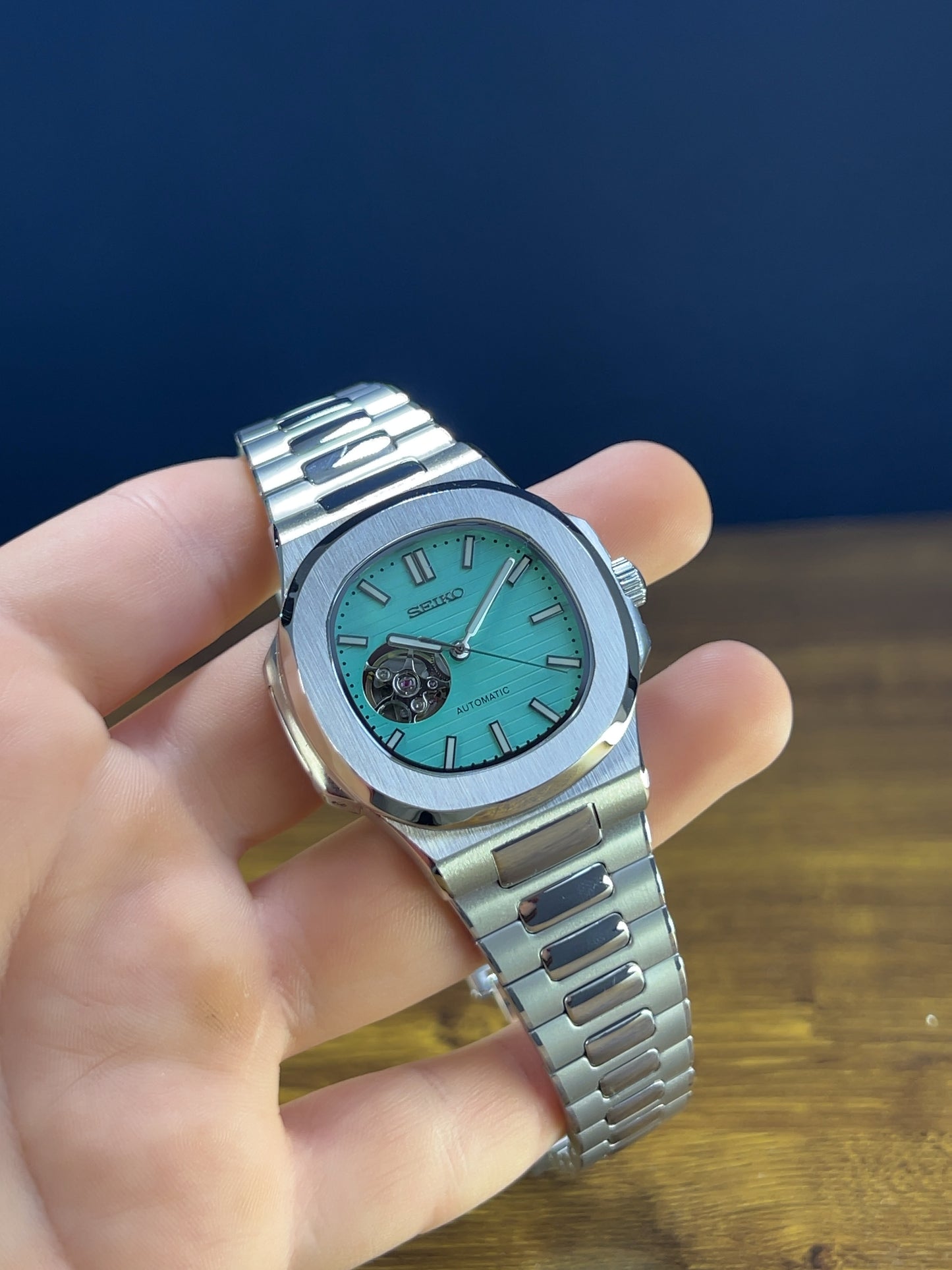 Seiko Mod Nautilus Tiffani