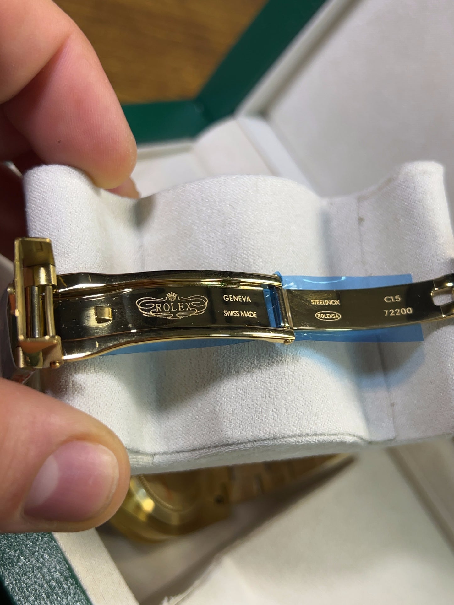 Rolex Submariner Date Oro — Carátula Negra, Bisel Negro