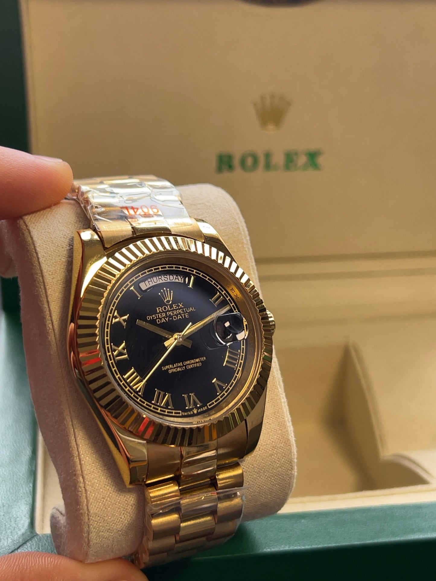 Day-Date Gold Black Full set AAA