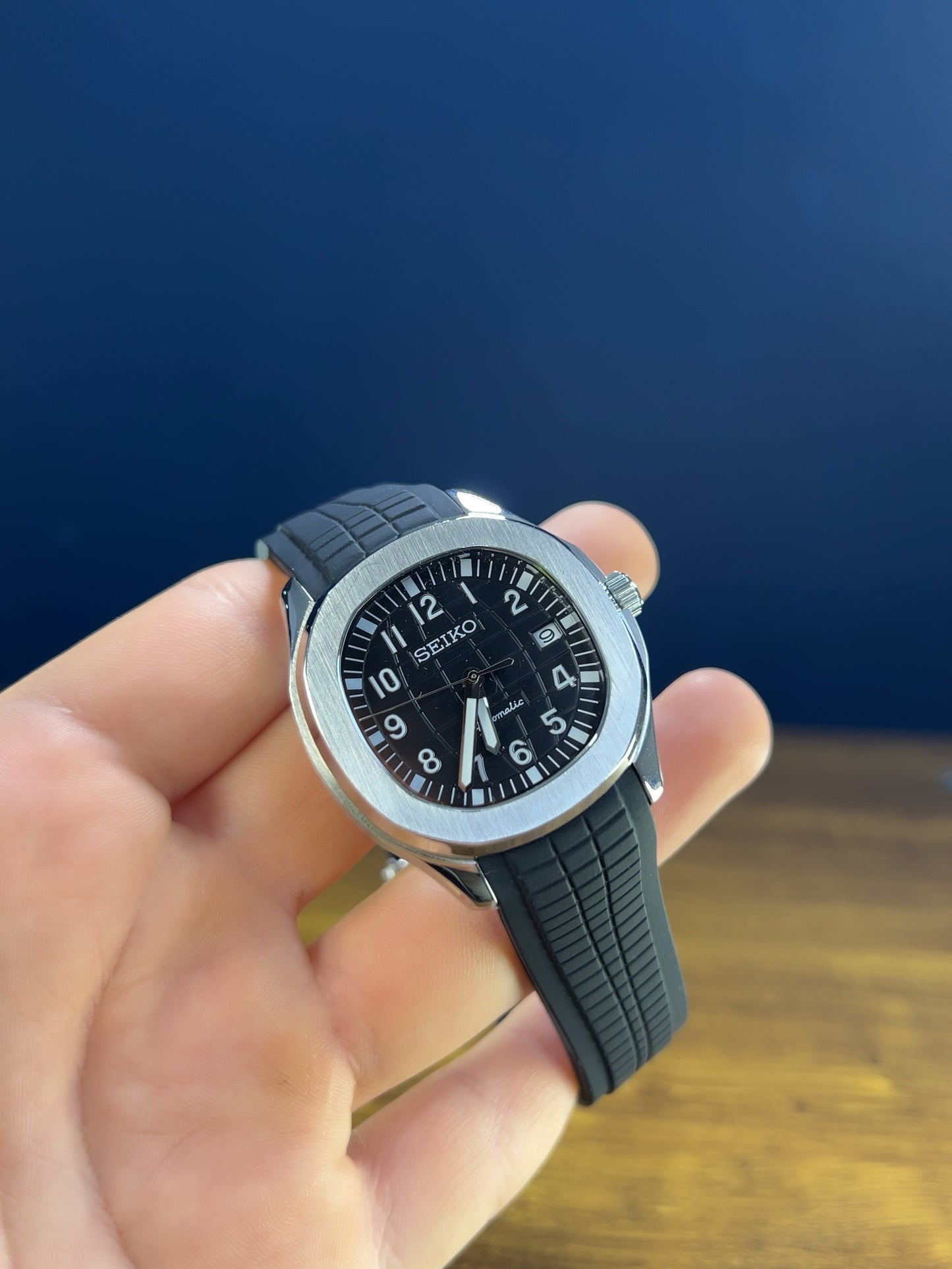 Seiko Mod Aquanaut black