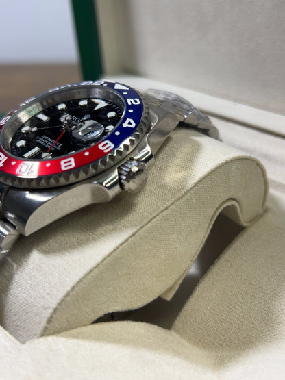 Rolex GMT-Master II "Pepsi" — Bisel Azul/Rojo