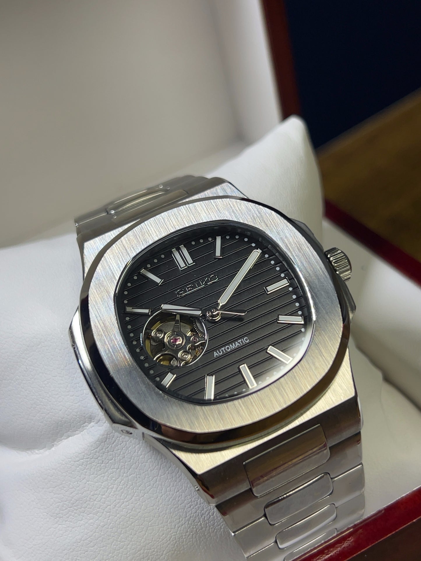 Seiko Mod Nautilus Open Hearts