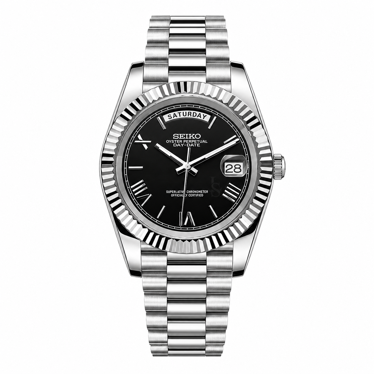 Seiko Mod Day-Date Black (President)