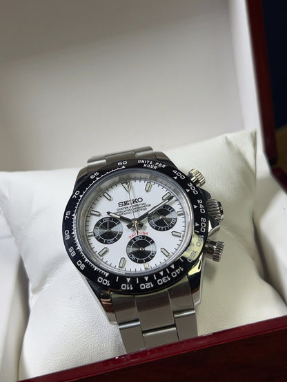 Seiko Mod Daytona Panda