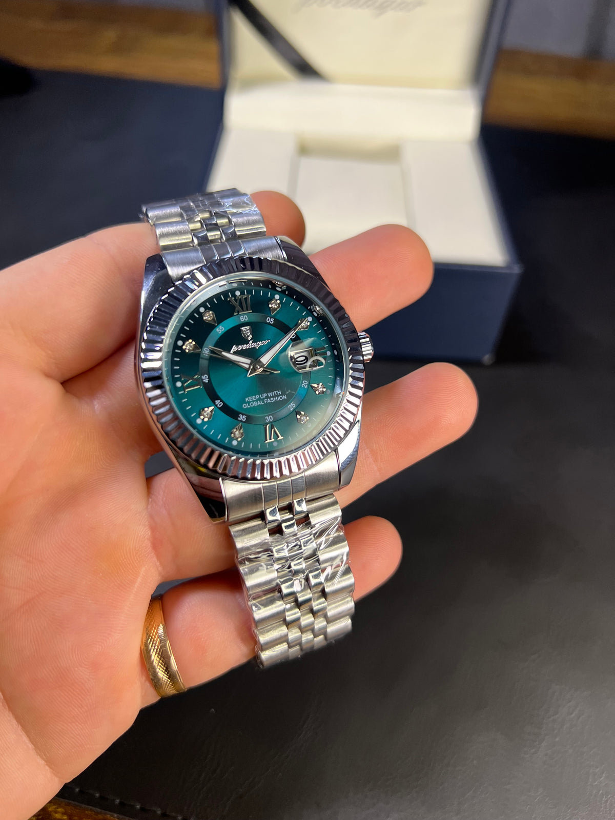 Homenaje Datejust Aquamar